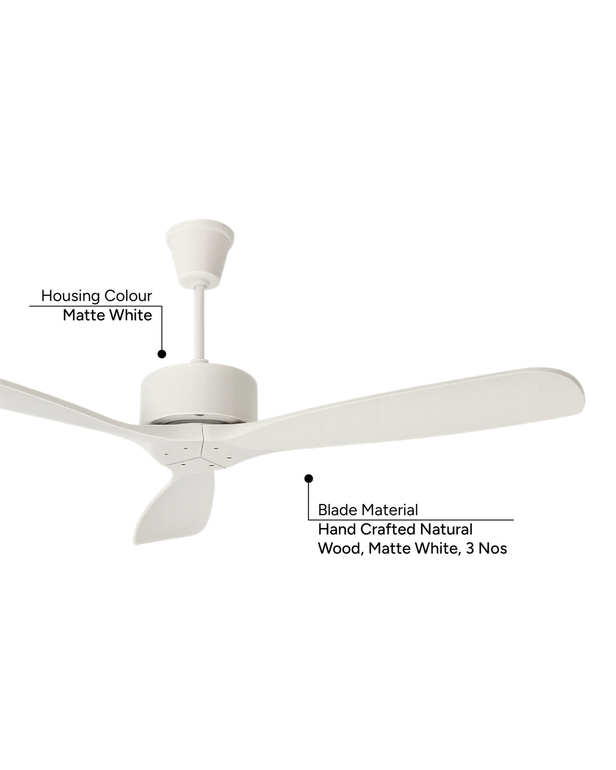 Cherry - Modern Wooden Fan