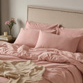 Clearance Duvet Cover | Hotel | King | Piping Powder Pink