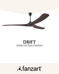 Drift - Modern Wooden Fan