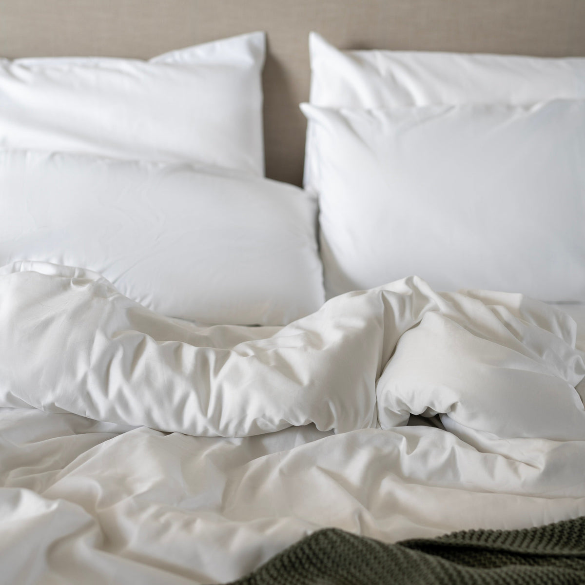 Classic Luxe Sheet Set | 600 Thread Count | Fitted Queen | White