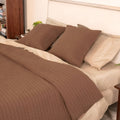 Cambric Cotton Quilted Shams | Walnut