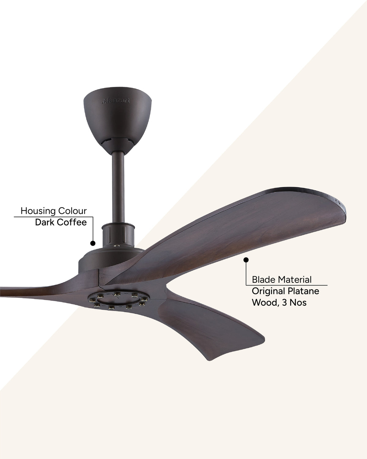 Falcon - Modern Wooden Fan