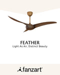 Feather - Modern Wooden Fan