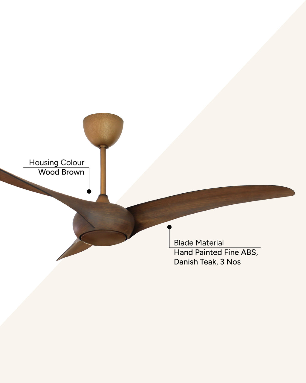 Feather - Modern Wooden Fan