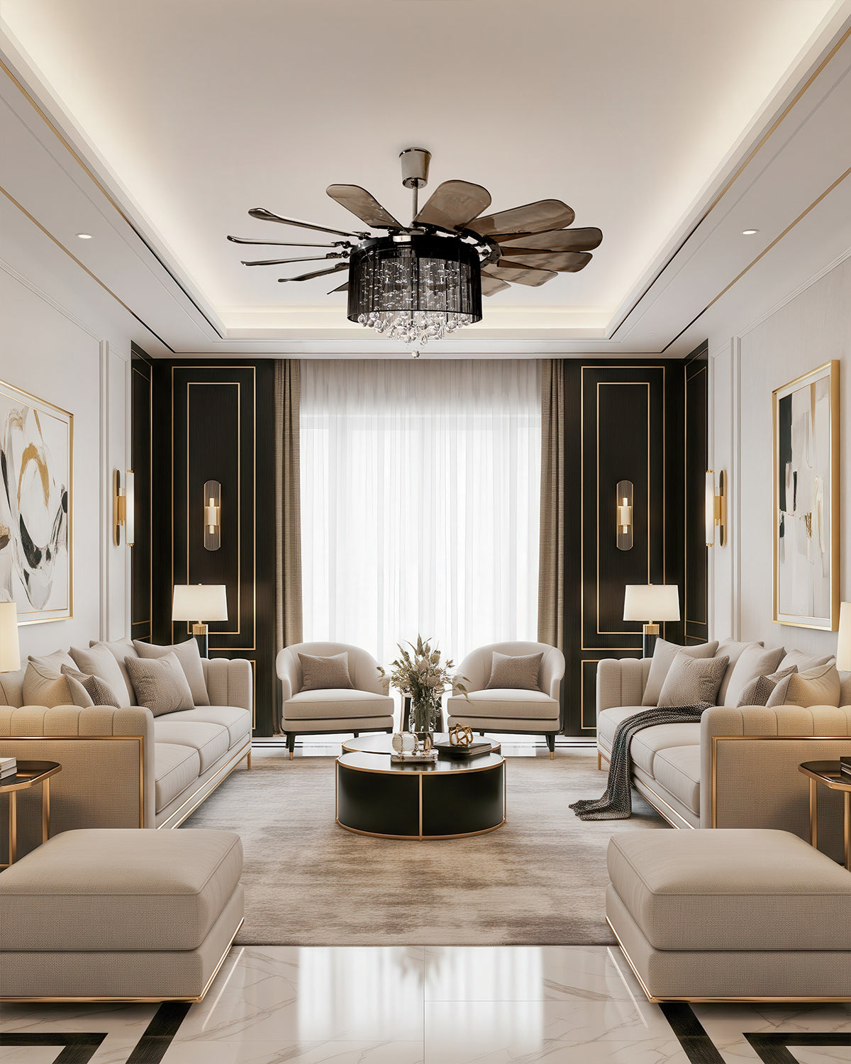 Venetian - Exotic Fandelier