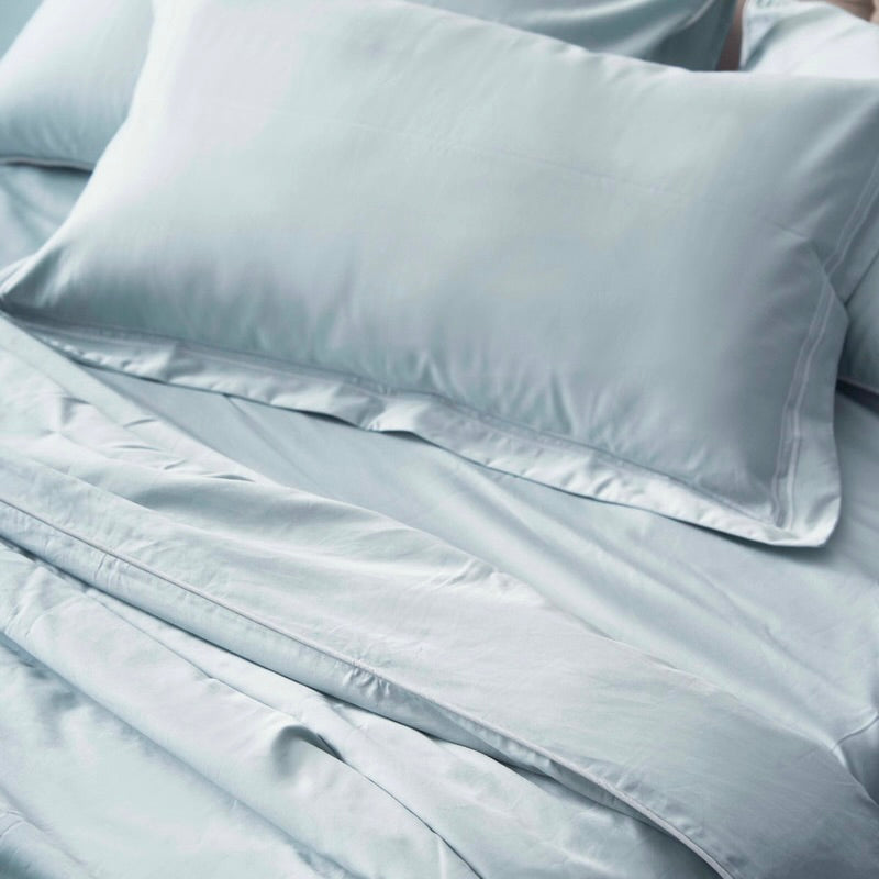 Classic Luxe Pillowcase Pair | 600 Thread Count | Extra Large | Blue Mist