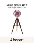 King Edward 12'' - Royal Tripods Fan