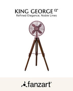 King George 12'' - Royal Tripods Fan