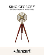 King George 18''- Royal Tripods Fan