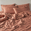 Piping Luxe Pillowcase Pair | 600 Thread Count | Standard | Terra
