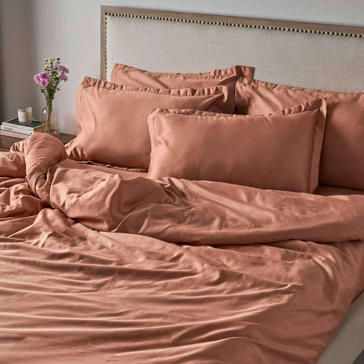 Classic Luxe Duvet Cover | 600 Thread Count | King | Terra