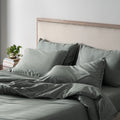 Piping Luxe Pillowcase Pair | 600 Thread Count | Standard | Fern