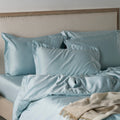 Classic Luxe Sheet Set | 600 Thread Count | Fitted King | Blue Mist