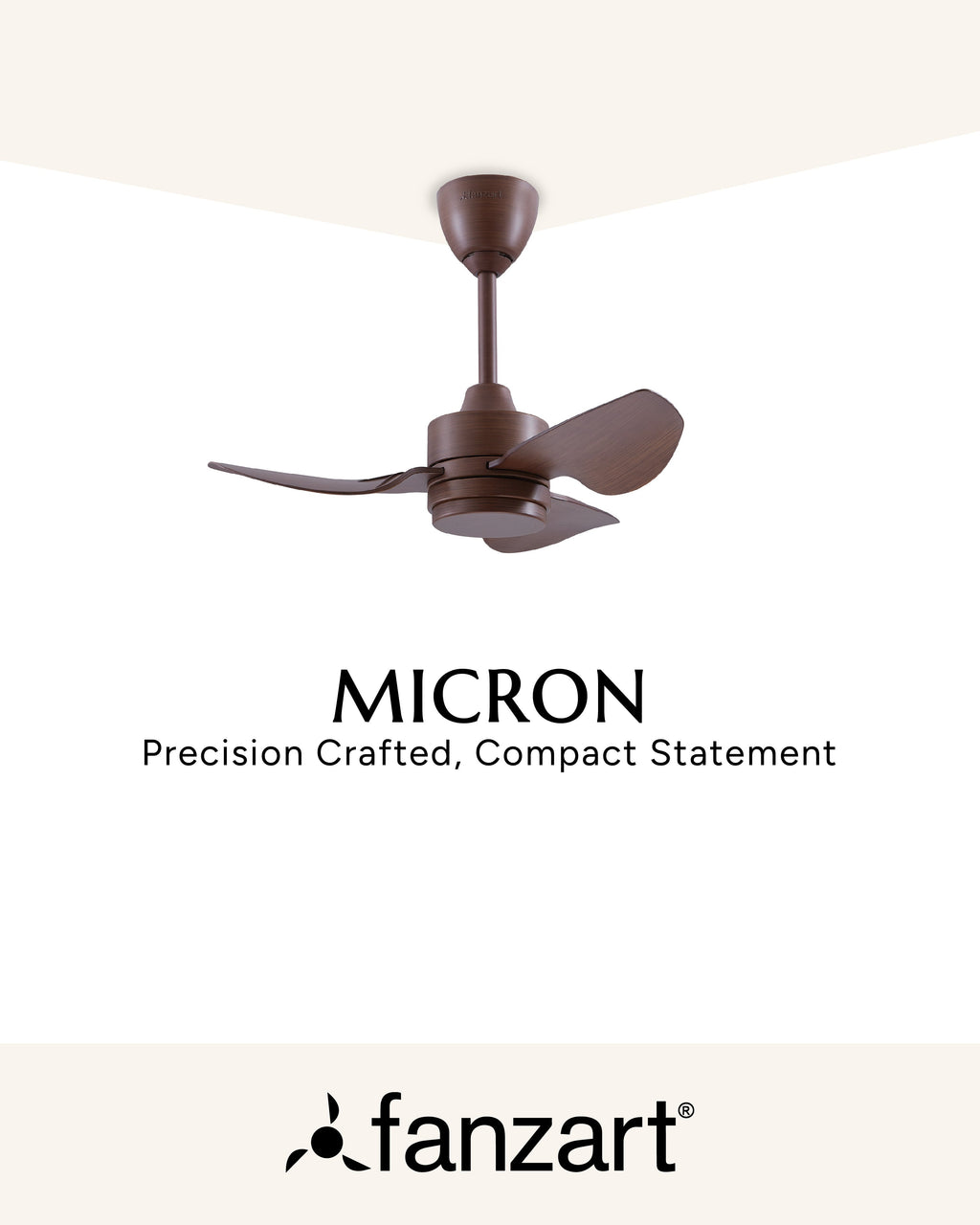 Micron- Modern Wooden Fan