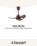 Micron- Modern Wooden Fan