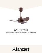 Micron- Modern Wooden Fan