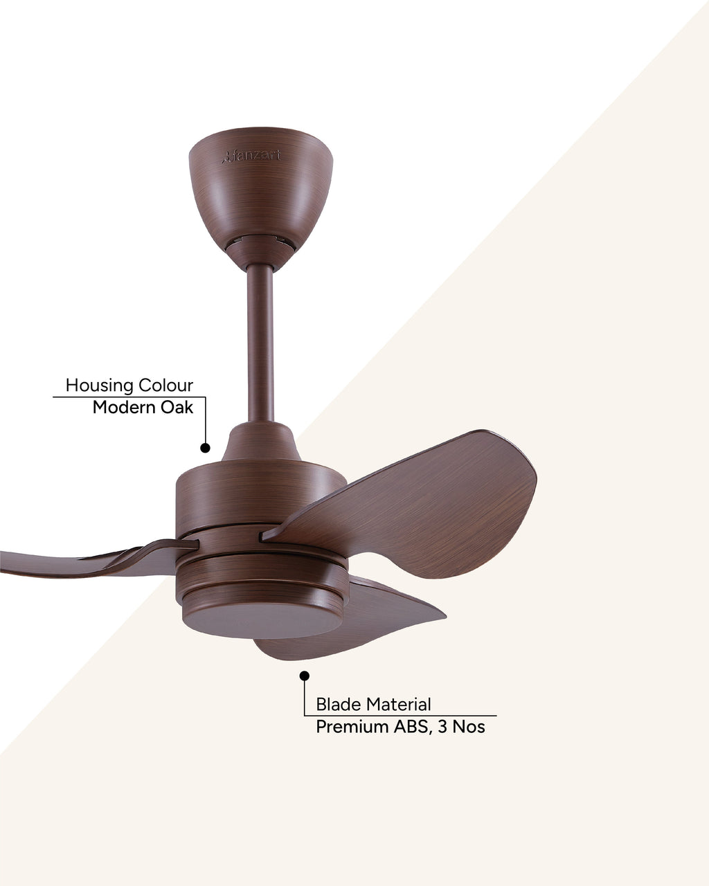 Micron- Modern Wooden Fan