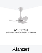 Micron- Modern Wooden Fan