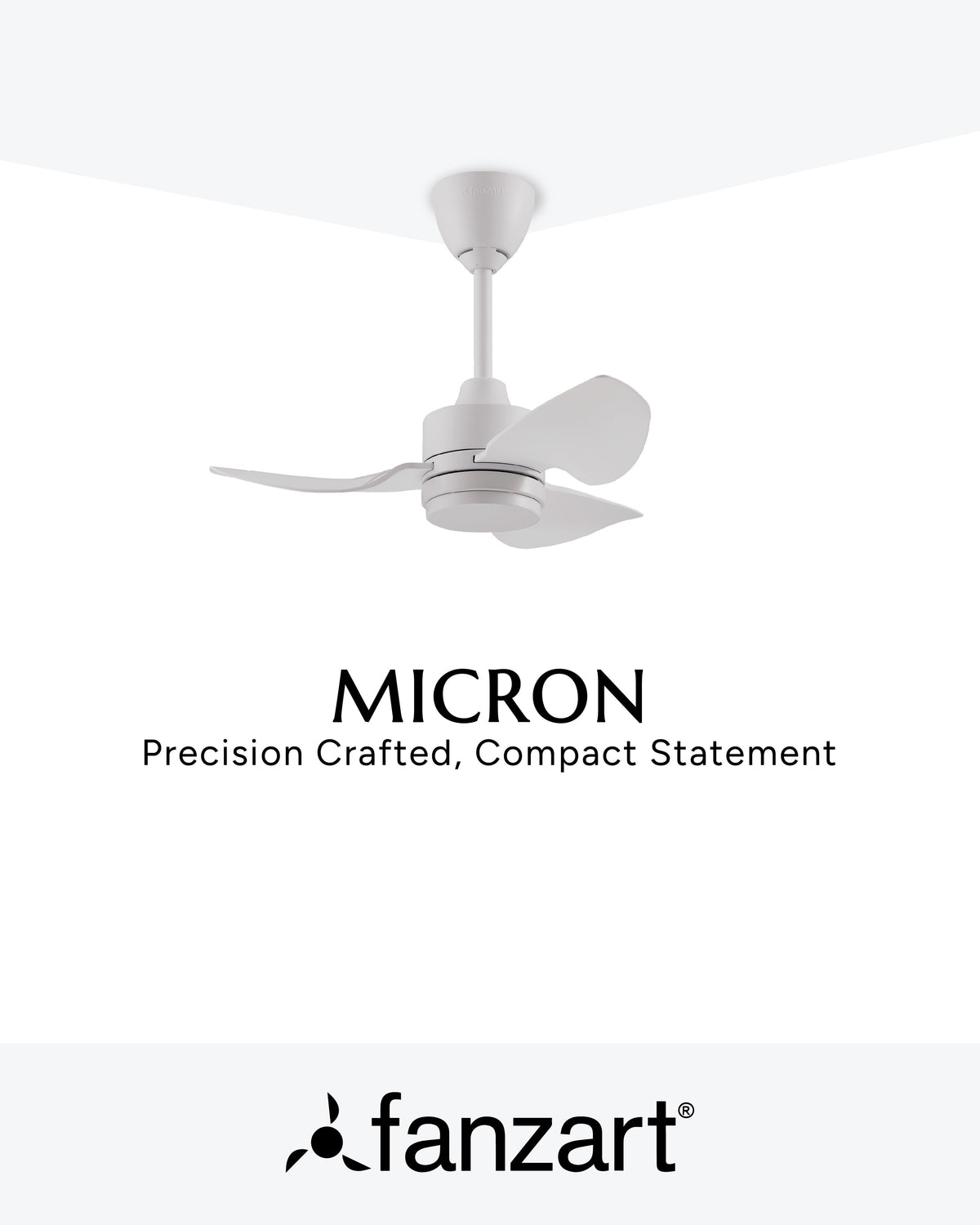 Micron- Modern Wooden Fan