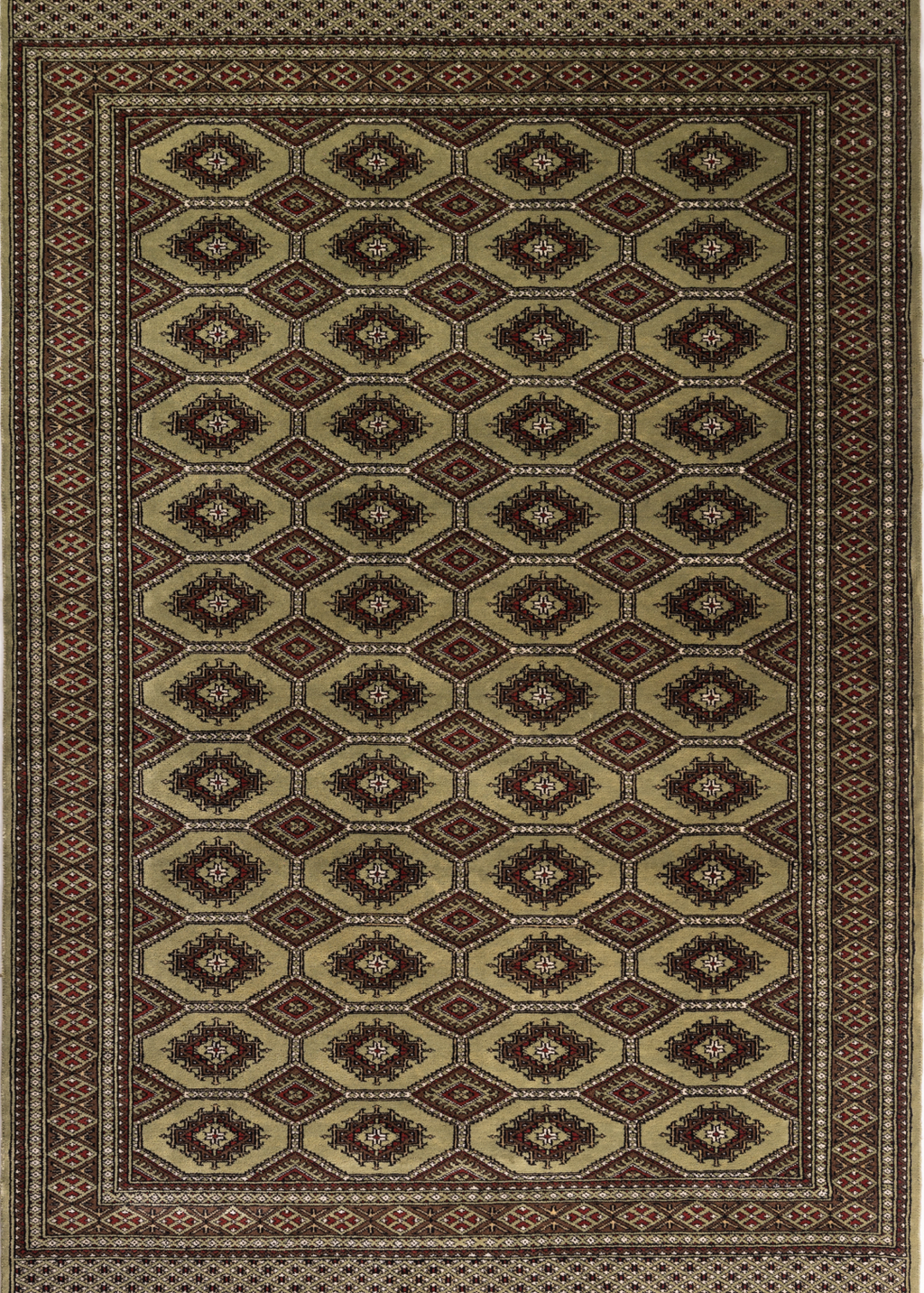 Bukhara Green — Venjara Carpets