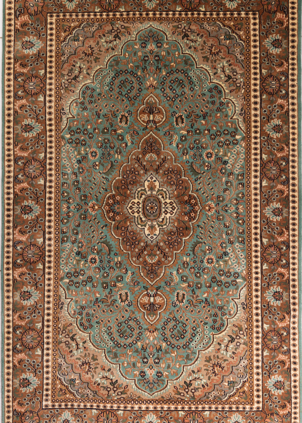 Teal Garden — Venjara Carpets