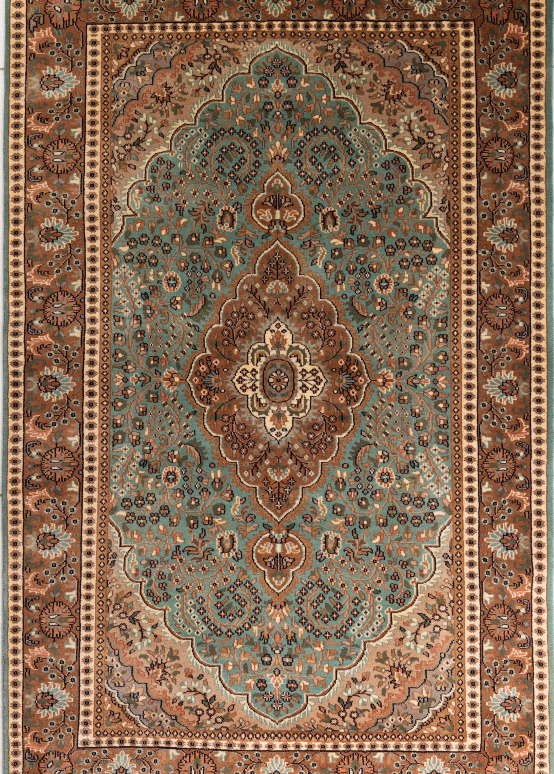 Teal Garden — Venjara Carpets