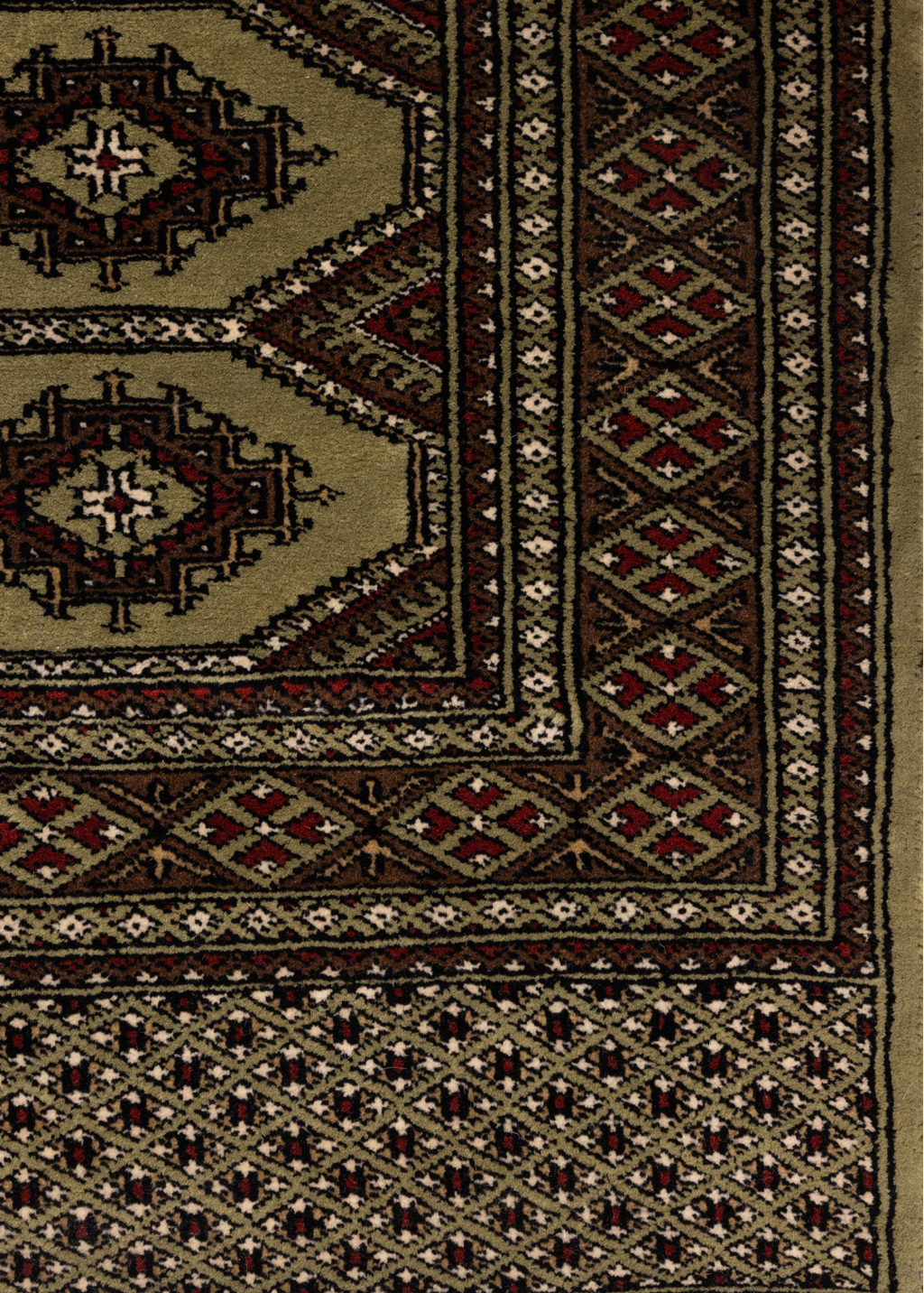 Bukhara Green — Venjara Carpets