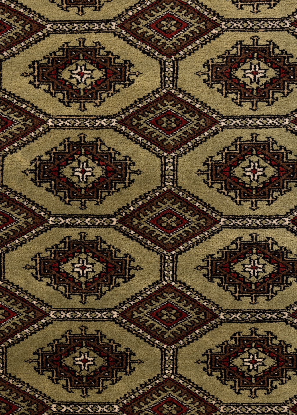 Bukhara Green — Venjara Carpets
