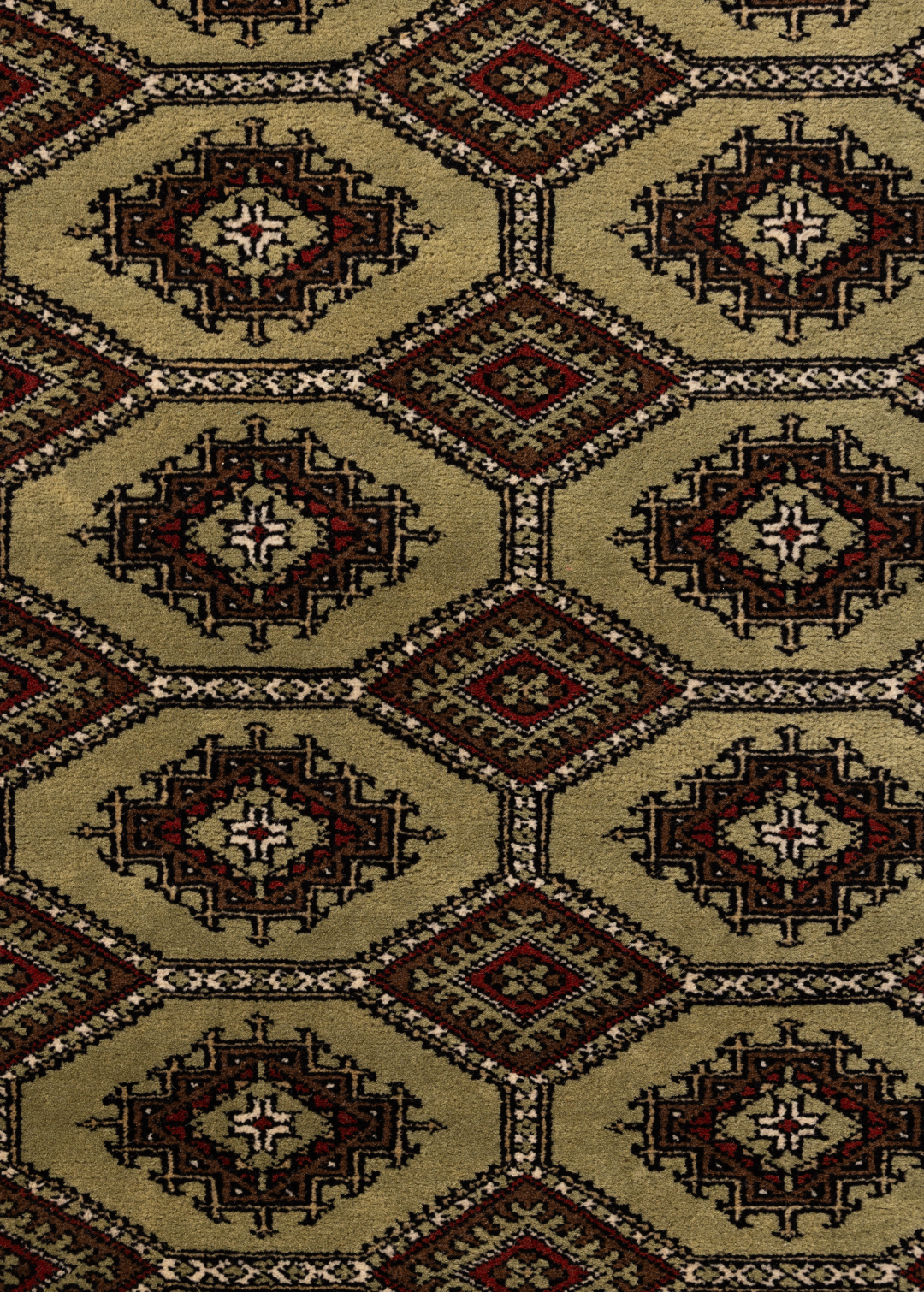 Bukhara Green — Venjara Carpets