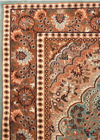 Teal Garden — Venjara Carpets