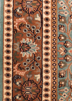 Teal Garden — Venjara Carpets
