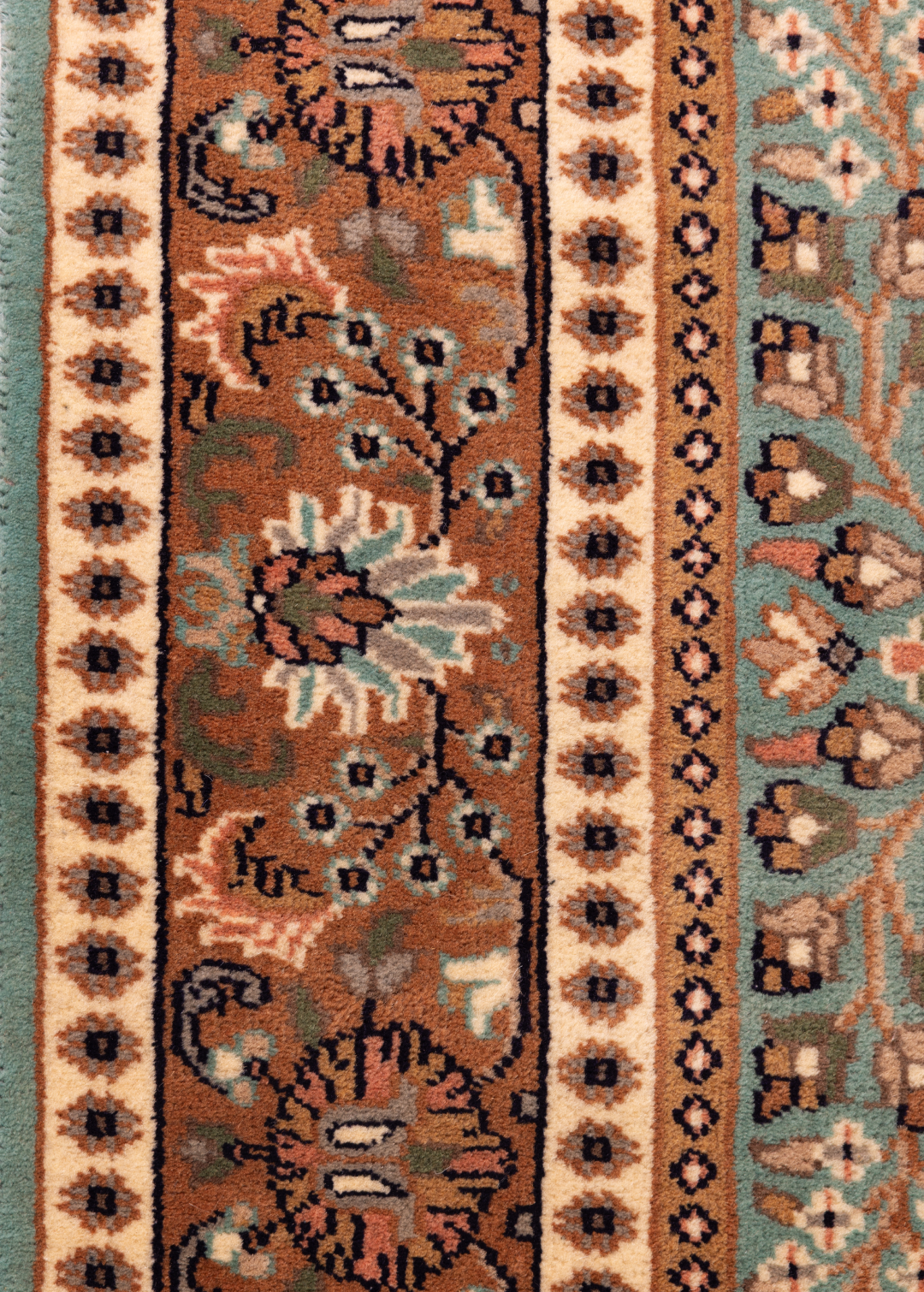 Teal Garden — Venjara Carpets