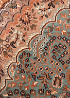 Teal Garden — Venjara Carpets
