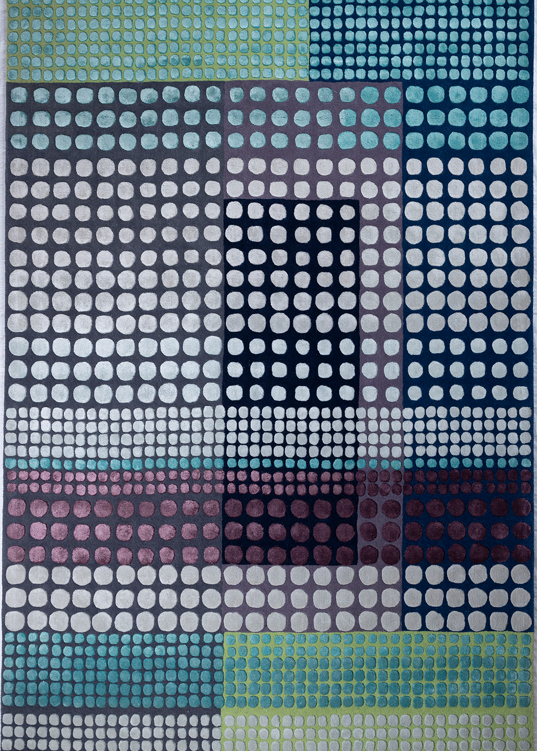 Blue Pebbles — Venjara Carpets