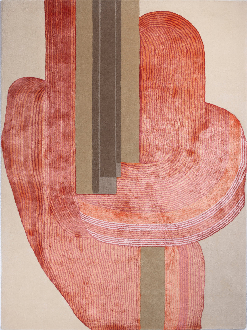 Coral Strokes — Venjara Carpets