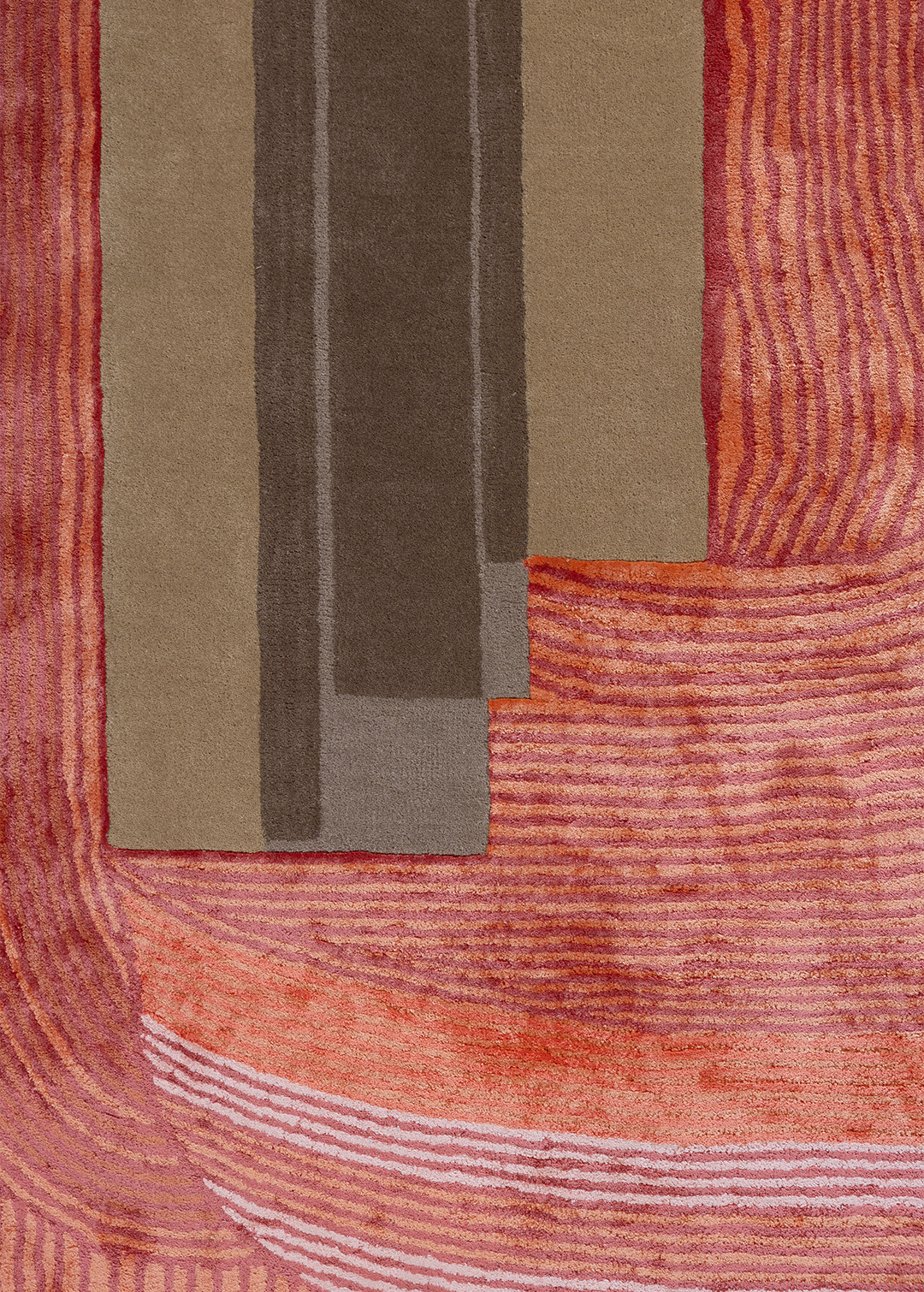 Coral Strokes — Venjara Carpets