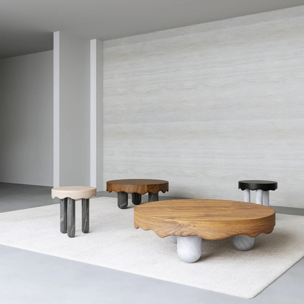 Melt Marble Table - front view
