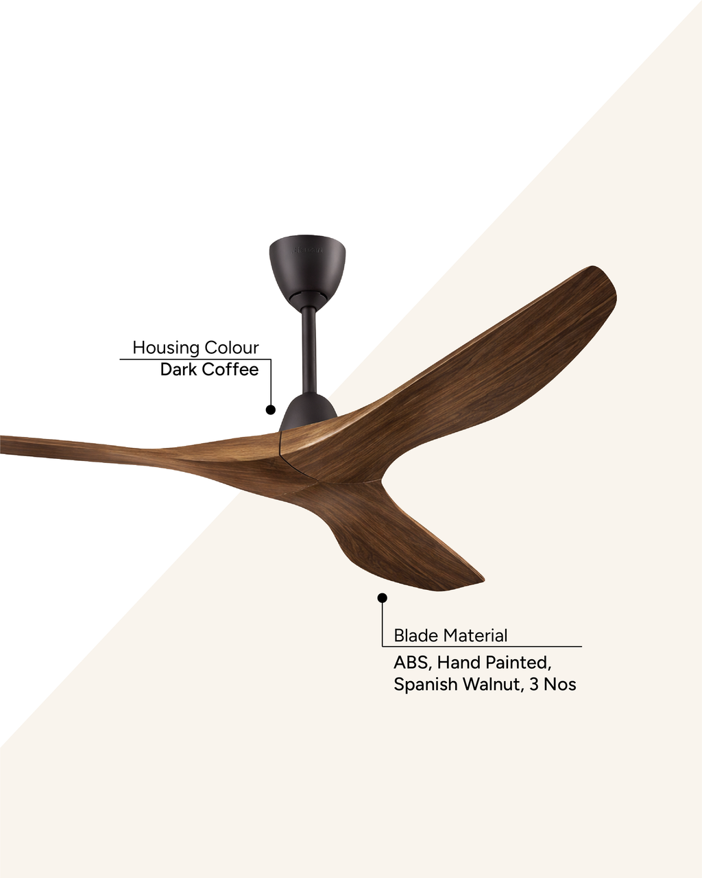 Pegasus - Modern Wooden Fan