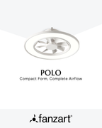 Polo - Hugger (Low-Ceiling) Fans