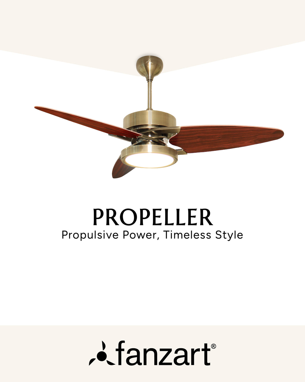 Propeller - Modern Wooden Fan