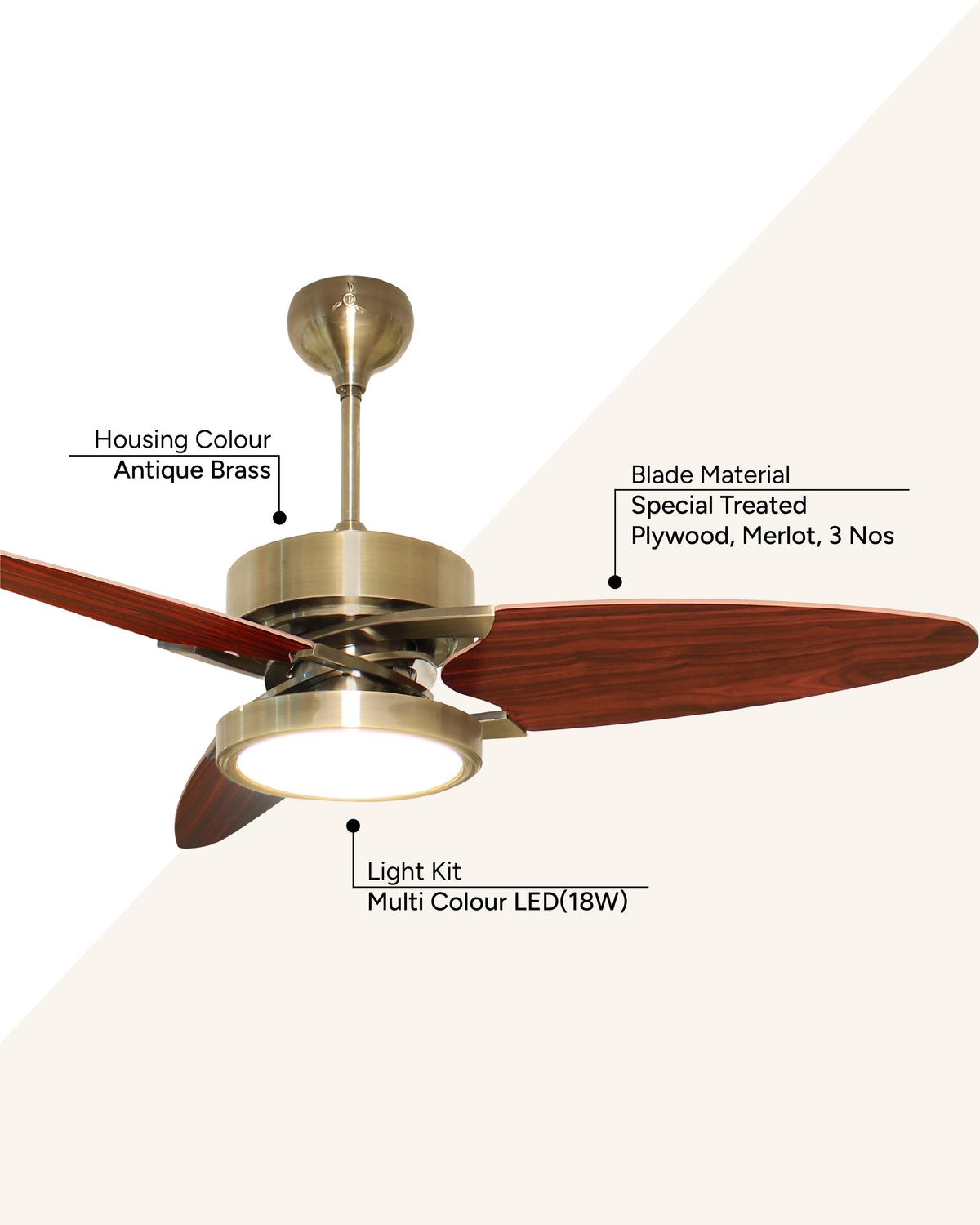 Propeller - Modern Wooden Fan