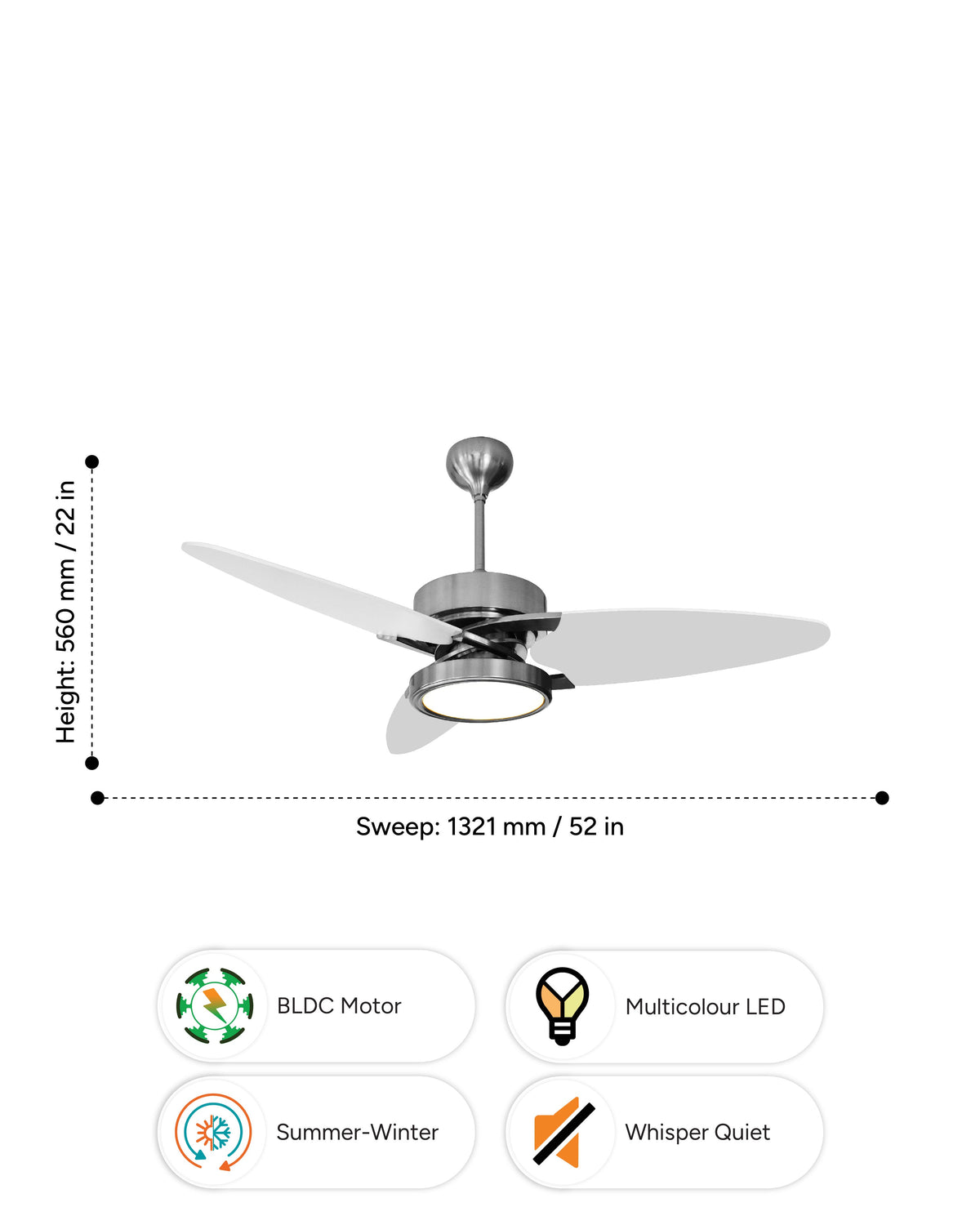 Propeller - Modern Wooden Fan