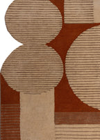 Pecan Katachi — Venjara Carpets