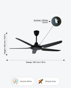 Race AC- Simply Modern Fan