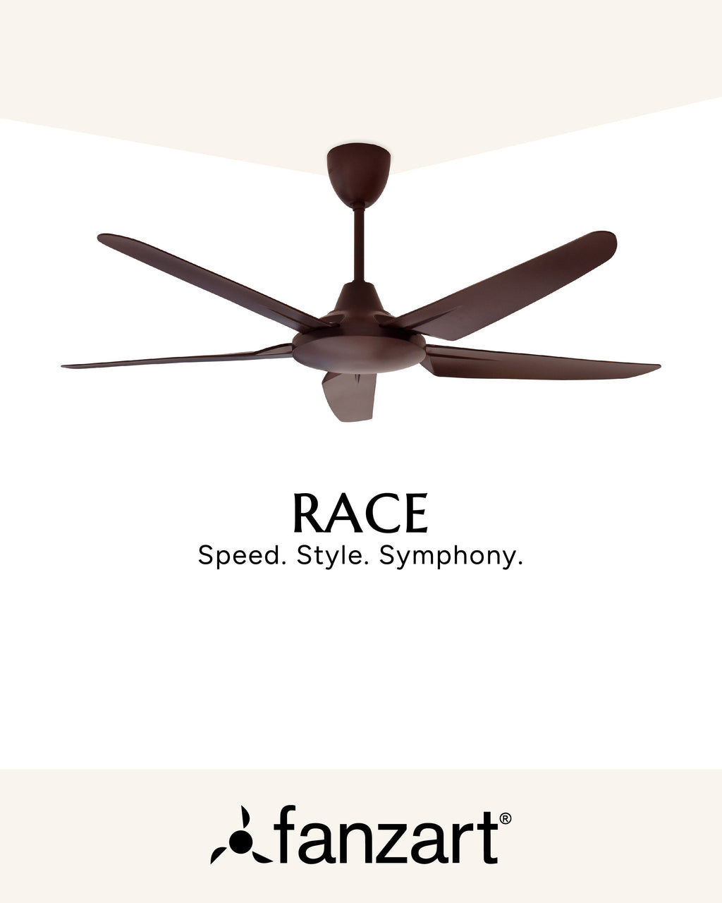 Race AC- Simply Modern Fan