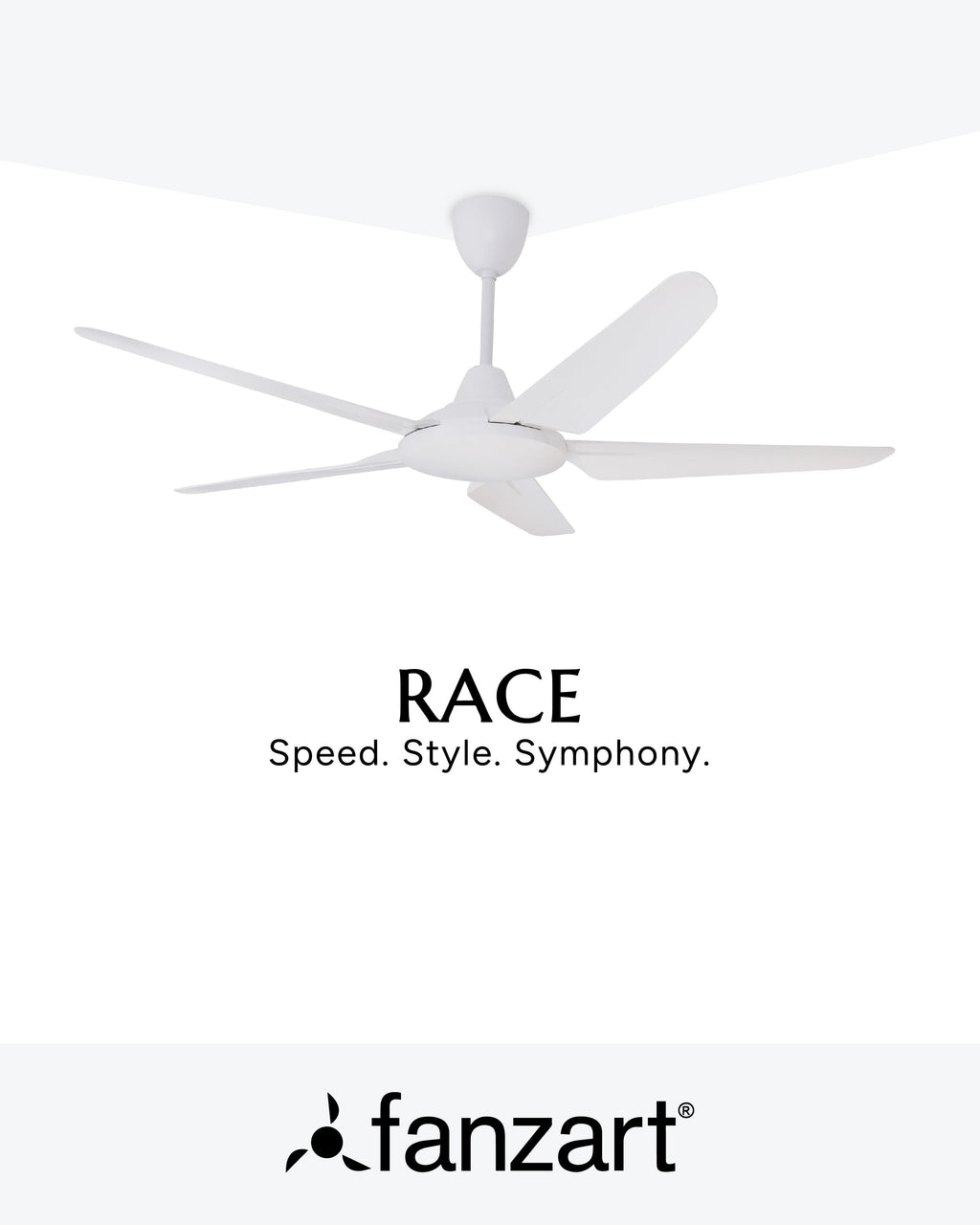 Race AC- Simply Modern Fan