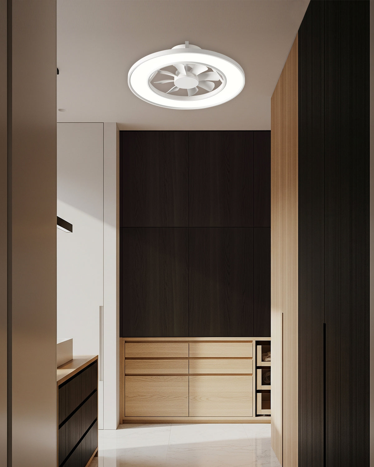 Polo - Hugger (Low-Ceiling) Fans