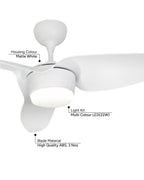 Swan- Simply Modern Fan