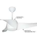 Wave White - Simply Modern Fan