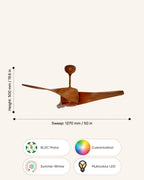 Wave Brown- Modern Wooden
